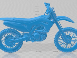 Kawasaki KX 450 Printable Motorbike 3Dプリントモデル