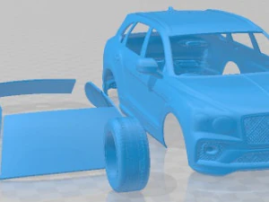 Bentley Bentayga Hybrid 2021 Printable Car 3D Print Model