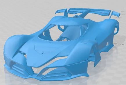 Alfa Romeo 8CR Tazio 2020 Printable Body Car 3D Print Model .c4d .max .obj .3ds .fbx .stl .blend 