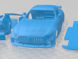Mercedes Benz AMG GT R Pro 2020 Printable Car 3D 프린트 모델