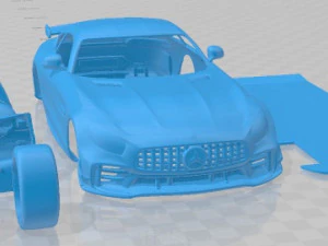 Mercedes Benz AMG GT R Pro 2020 Printable Car 3D Print Model
