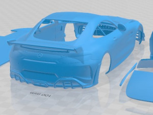 Mercedes Benz AMG GT R Pro 2020 Printable Car Modèles 3D en vedette