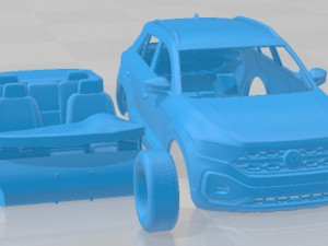 Volkswagen T Roc R line 2022 Printable Car 3D Принт Модель
