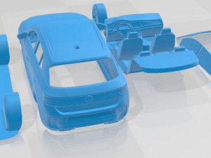 Volkswagen T Roc R line 2022 Printable Car 3D Принт Модель