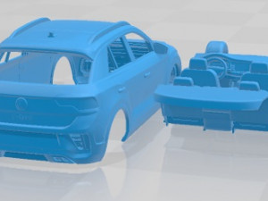 Volkswagen T Roc R line 2022 Printable Car 3D Принт Модель