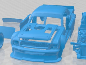 Mustang Hoonicorn V2 Printable Car 3D Print Model
