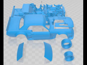 Mustang Hoonicorn V2 Printable Car 3D Print Model