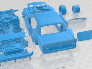 Mustang Hoonicorn V2 Printable Car Modèles 3D en vedette