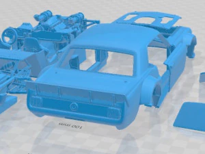 Mustang Hoonicorn V2 Printable Car 3D Print Model