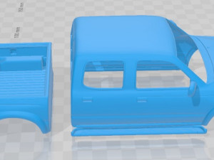 Toyota Tacoma Double Cab Limited v2 2001 3D Print Model