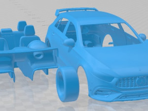 Mercedes Benz A45 S AMG 2020 Printable Car 3Dプリントモデル
