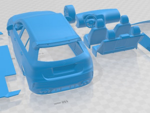 Mercedes Benz A45 S AMG 2020 Printable Car 3Dプリントモデル
