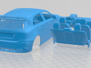 Mercedes Benz A45 S AMG 2020 Printable Car 3Dプリントモデル