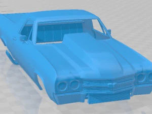 Chevrolet El Camino 1970 Drag Printable Body Car 3D Print Model