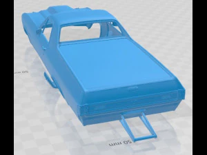 Chevrolet El Camino 1970 Drag Printable Body Car 3D Print Model