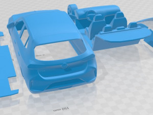 Opel Corsa 2020 Printable Car Modèles 3D en vedette