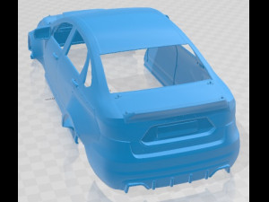 Lada Vesta Drift Printable Body Car Model Cetak 3D