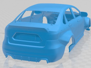 Lada Vesta Drift Printable Body Car Model Cetak 3D