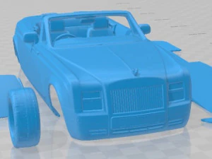 Phantom Drophead Coupe 2013 Printable Car 3D Print Model
