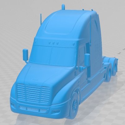 Freightliner Cascadia 2011 Printable Truck 3D-Druckmodell .c4d .max .obj .3ds .fbx .stl .blend 