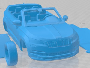 Skoda Sunroq 2019 Printable Car 3D 프린트 모델