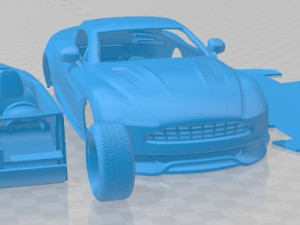 Aston Martin 2013 AM 310 Vanquish Printable Car 3D प्रिंट मॉडल
