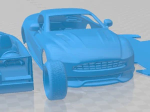 Aston Martin 2013 AM 310 Vanquish Printable Car 3D Print Model