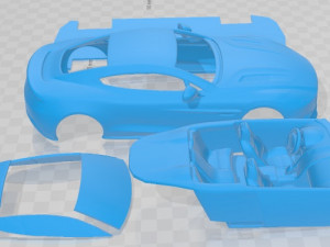 Aston Martin 2013 AM 310 Vanquish Printable Car 3D प्रिंट मॉडल