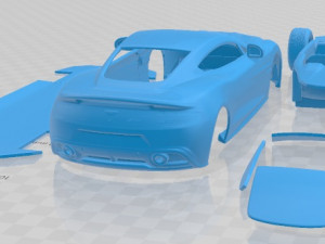 Aston Martin 2013 AM 310 Vanquish Printable Car 3D प्रिंट मॉडल
