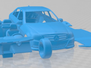 Mercedes Benz C Class W204 Printable Car 3D 打印模型