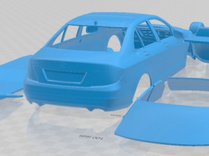 Mercedes Benz C Class W204 Printable Car 3D 打印模型