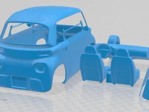 Citroen Ami 2021 Printable Car 3D Print Model