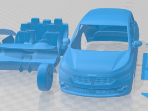 Dacia Sandero 2021 Printable Car 3D Print Model