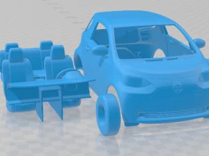 Toyota IQ EV 2013 Printable Car 3D Print Model