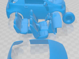 Toyota IQ EV 2013 Printable Car 3D Print Model