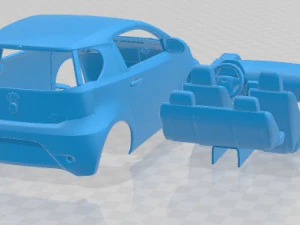 Toyota IQ EV 2013 Printable Car 3D Print Model