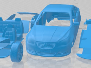 Holden VF Commodore Calais V sedan 2013 Printable Car 3D Print Model