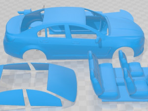 Holden VF Commodore Calais V sedan 2013 Printable Car 3D प्रिंट मॉडल