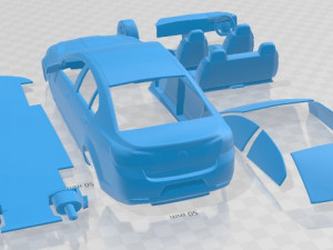 Holden VF Commodore Calais V sedan 2013 Printable Car 3D प्रिंट मॉडल
