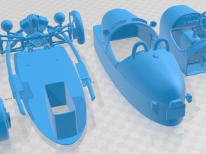 Morgan 3 Wheeler 2011- 2020 Printable Car Modelo de impresión 3D