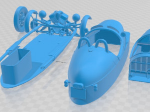 Morgan 3 Wheeler 2011- 2020 Printable Car Modelo de impresión 3D