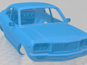 Mazda RX3 1973 Printable Body Car Modello di stampa 3D
