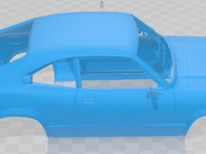 Mazda RX3 1973 Printable Body Car Modello di stampa 3D