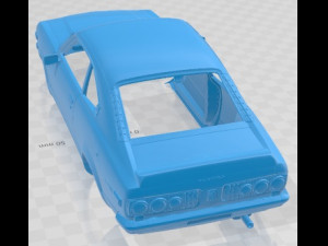 Mazda RX3 1973 Printable Body Car Modello di stampa 3D