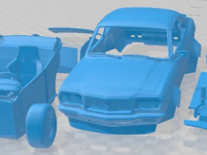 Mazda RX3 Drift 1971 Printable Car 3D Print Model
