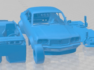 Mazda RX3 Drift 1971 Printable Car Modelo de Impressão 3D