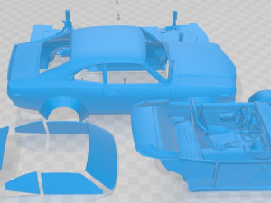 Mazda RX3 Drift 1971 Printable Car Modelo de Impressão 3D