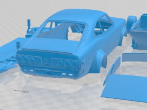 Mazda RX3 Drift 1971 Printable Car Modelo de Impressão 3D