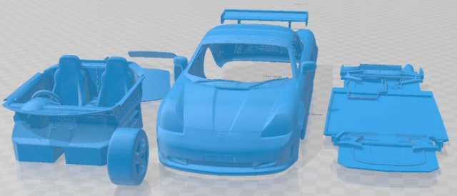 Toyota MR S Spyder Printable Car 3D 打印模型 .c4d .max .obj .3ds .fbx .stl .blend 