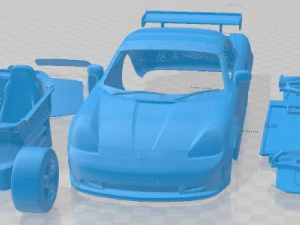 Carro imprim&iacute;vel Toyota MR S Spyder Modelo de Impressão 3D